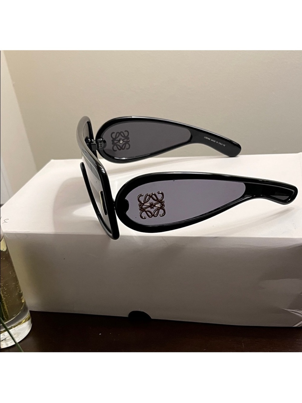 Loewe Black Logo Accent Women's Sunglasses